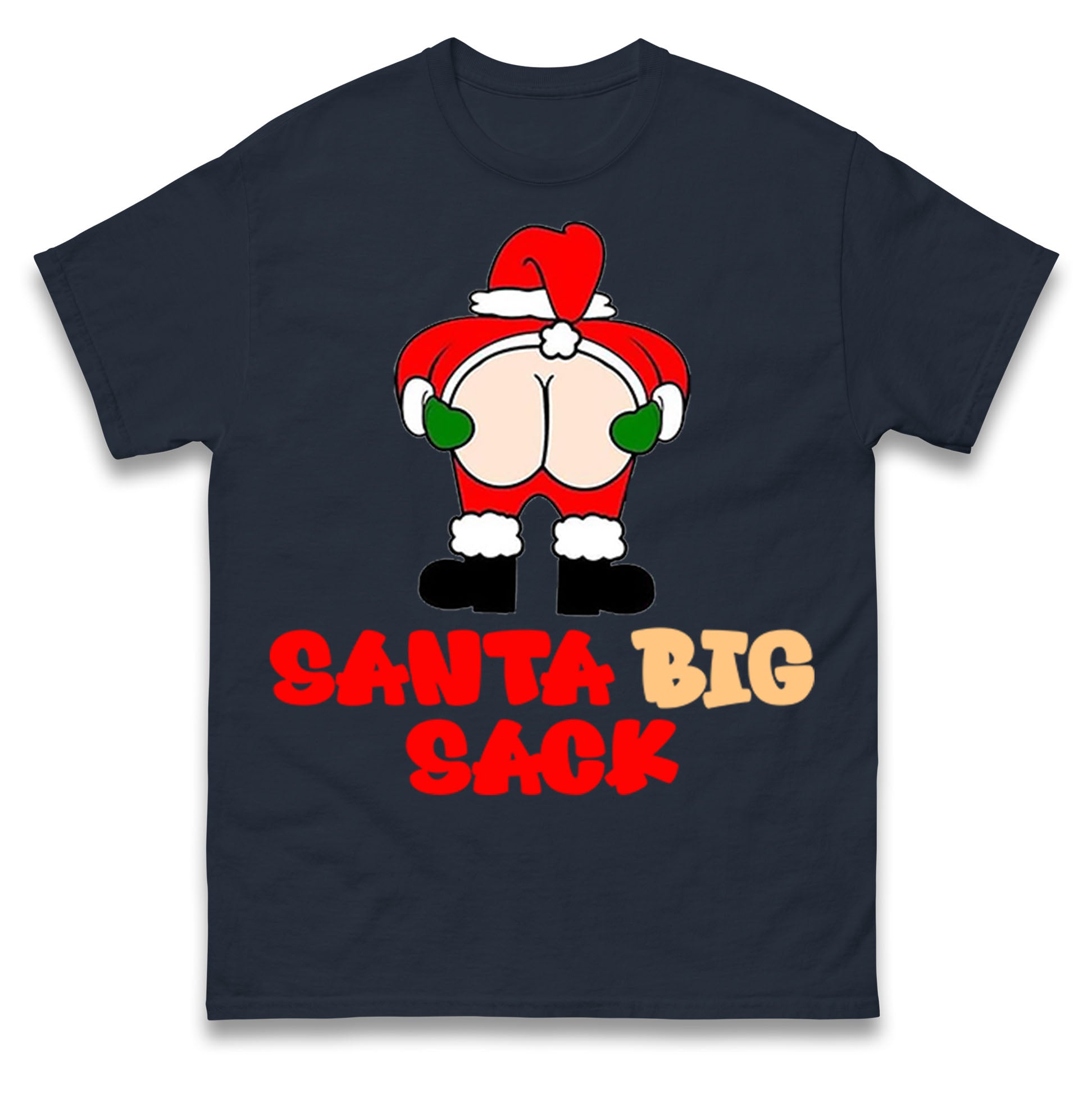 Christmas Santa Big Sack T Shirt