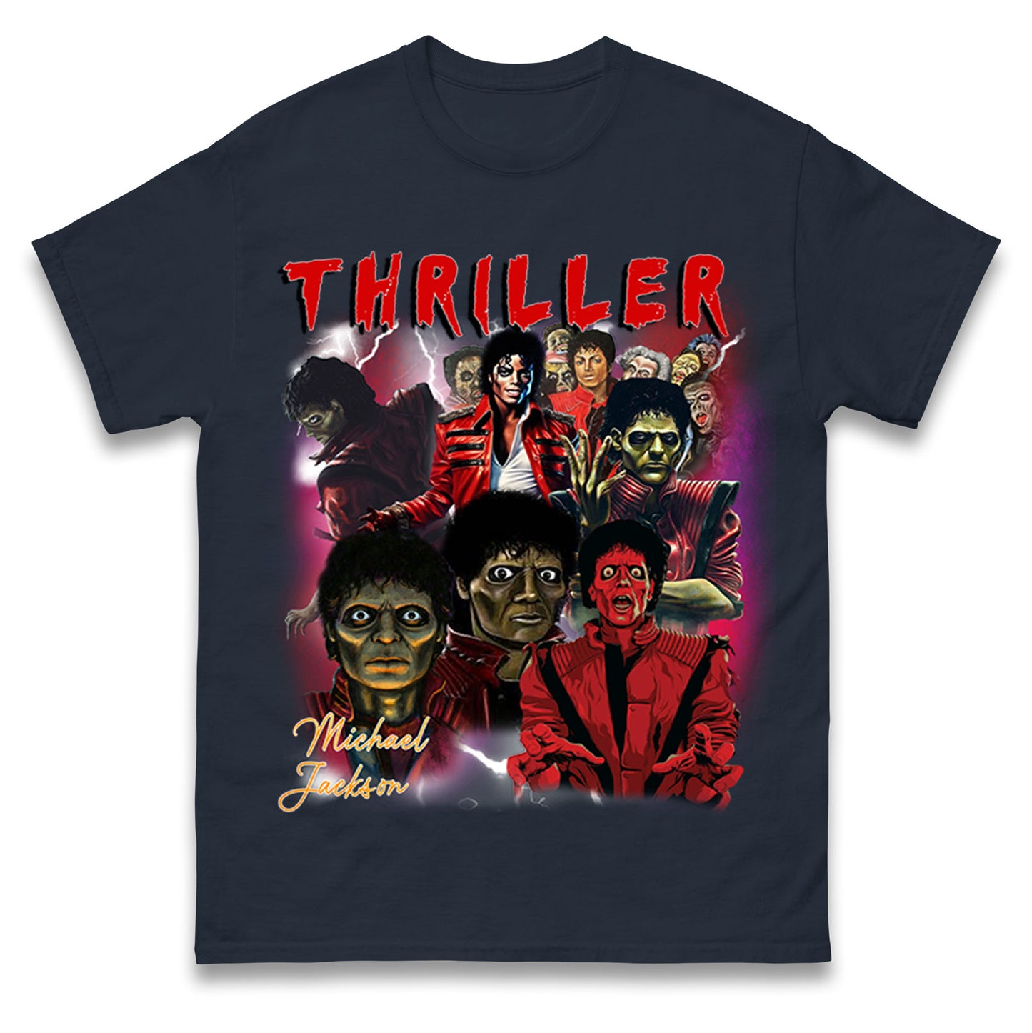 Michael Jackson Thriller Halloween Bootleg T Shirt