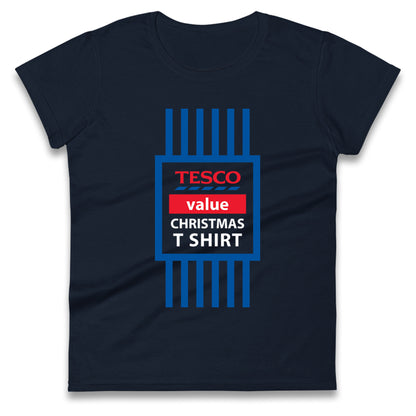 tesco value christmas womens t shirt