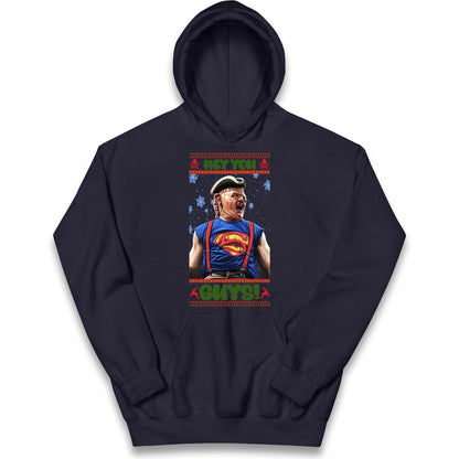 Christmas John Matuszak Sloth The Goonies Kids Hoodie