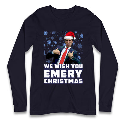 We Wish You Emery Christmas Long Sleeve T Shirt