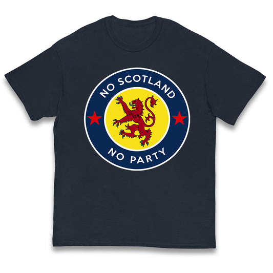 No Scotland No Party Kids T Shirt