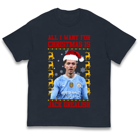 Jack Grealish Christmas Kids T Shirt