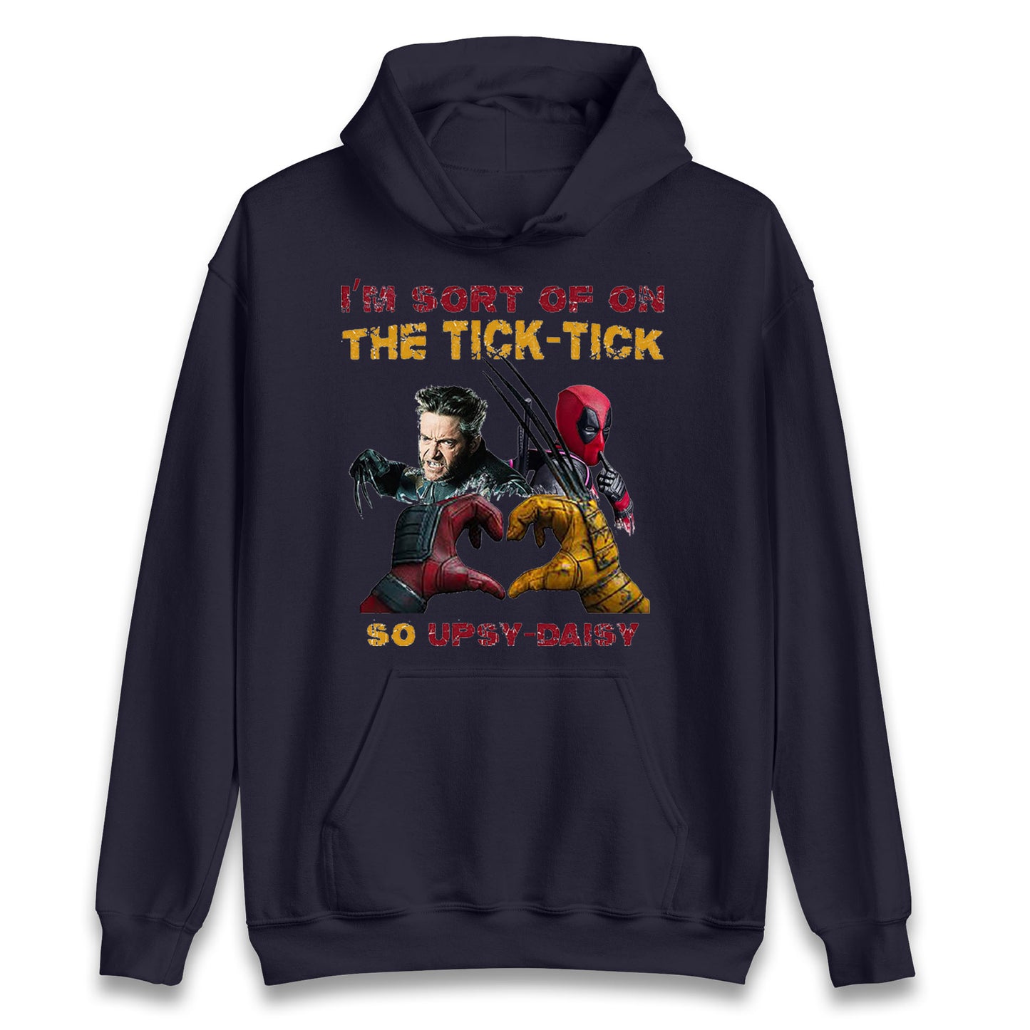 I'm Sort of on The Tick Tick so Upsy Daisy Unisex Hoodie