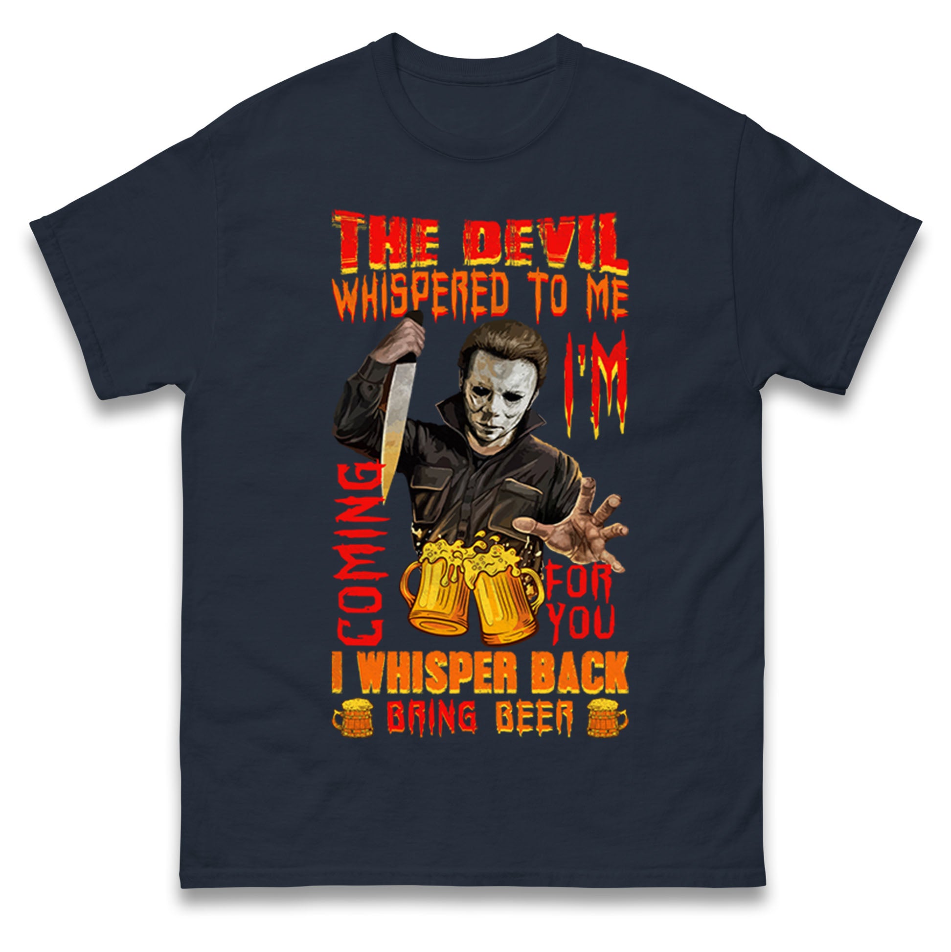 Michael Myers Haunted Halloween t shirts
