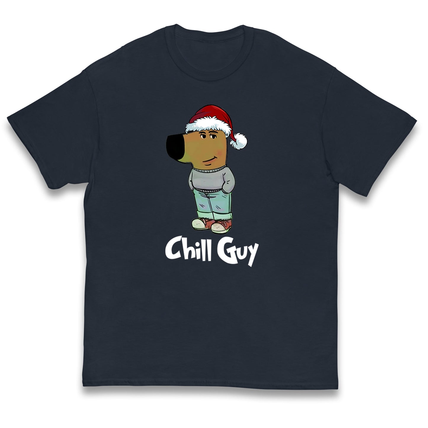 chill guy christmas t shirt