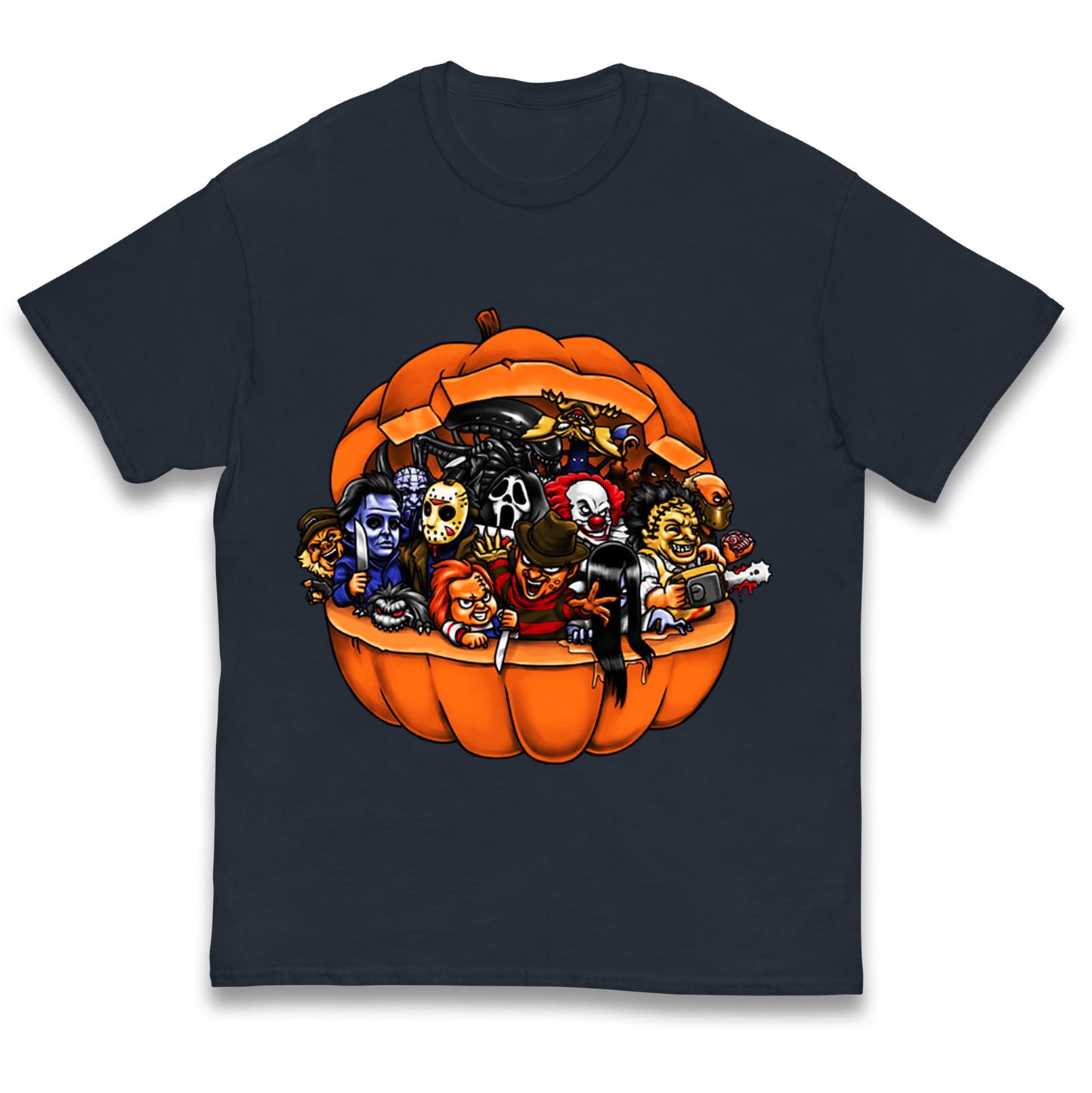 Super Villains Horror Friends Halloween T Shirt
