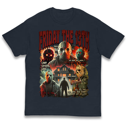 Jason voorhees Friday The 13th horror Halloween Bootleg Kids T Shirt