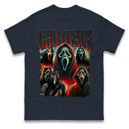 Ghost Face Halloween Bootleg T Shirt