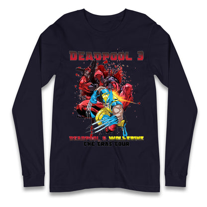 Deadpool and Wolverine The eras Tour Long Sleeve T Shirt