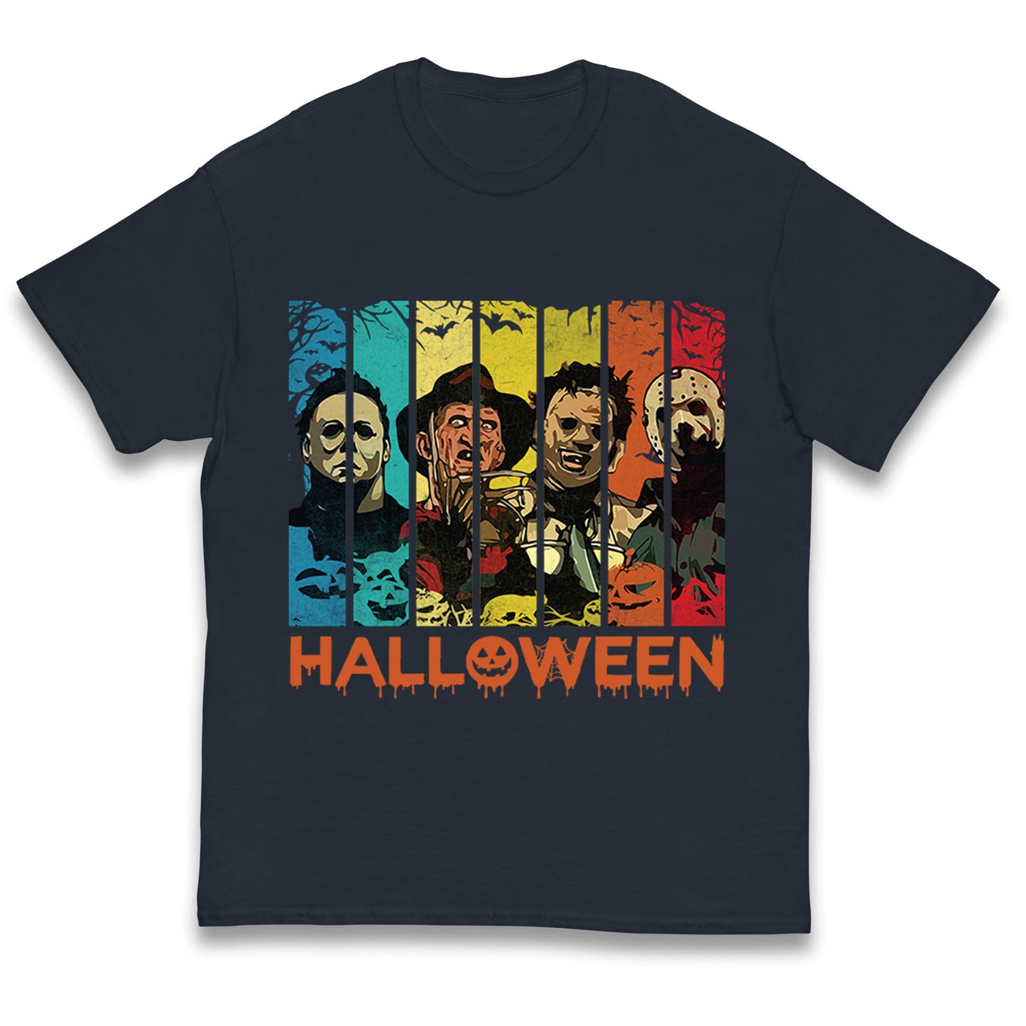 Vintage Villains Halloween Kids T Shirt