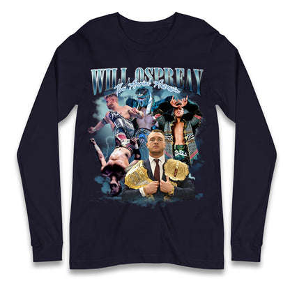 Will Ospreay The Aerial Assassin Wrestling Long Sleeve T Shirt