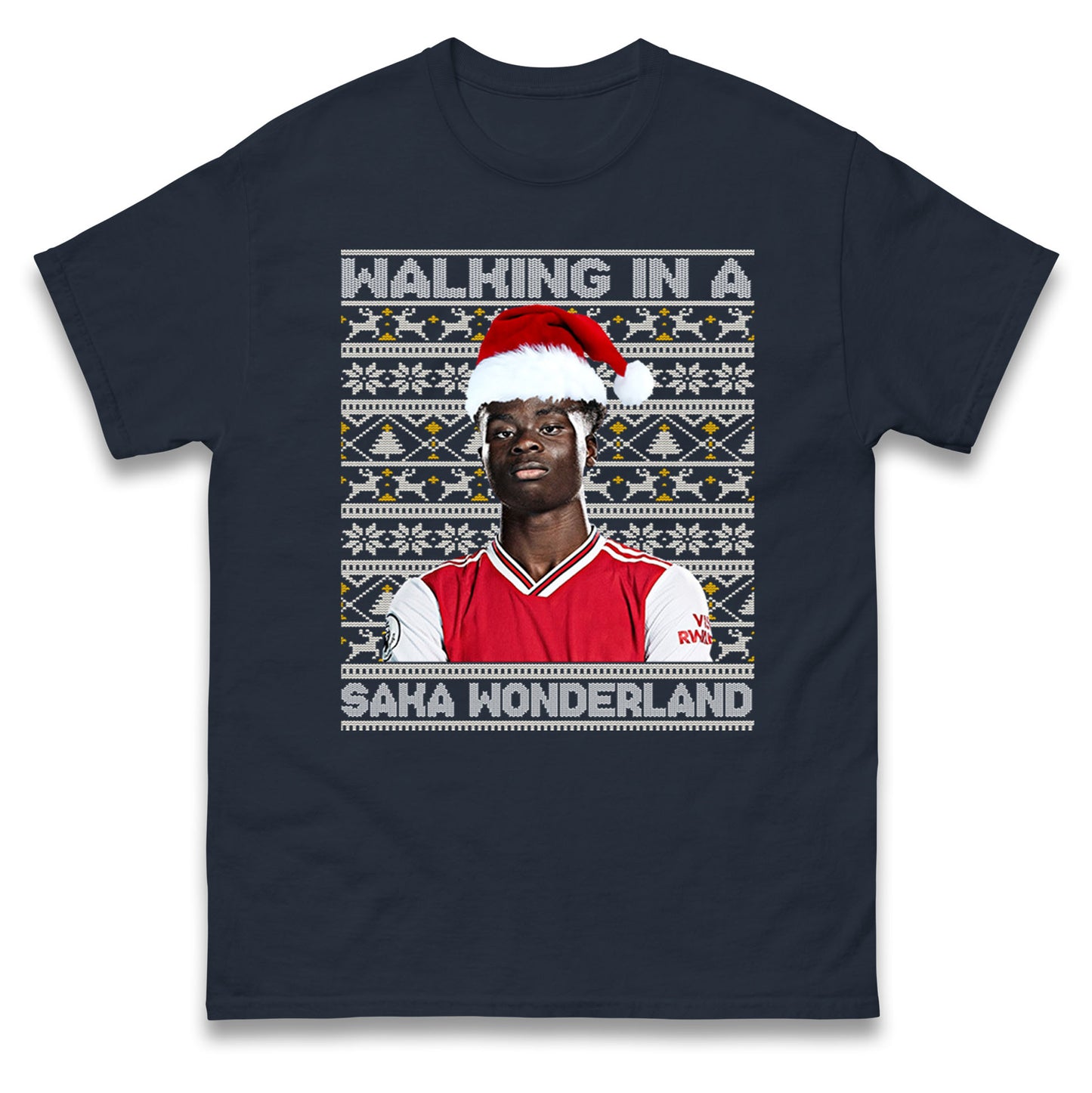 bukayo saka christmas t shirt