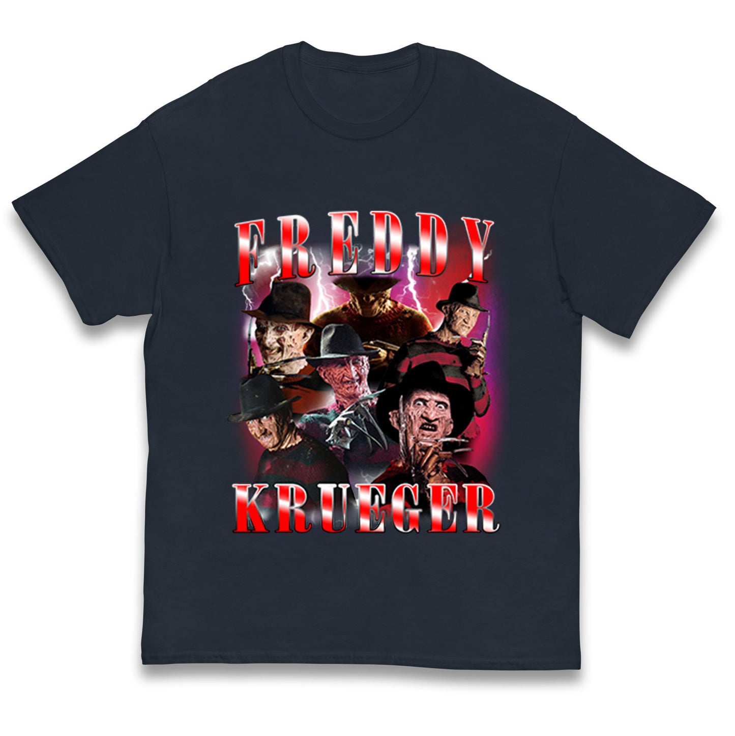 Freddy Krueger Scary Halloween Bootleg Kids T Shirt