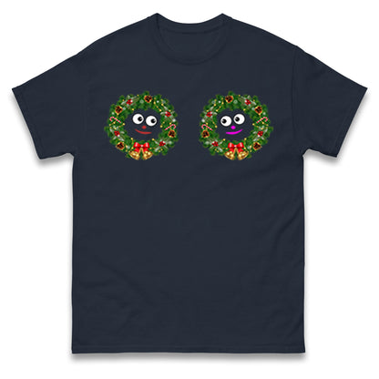 Christmas Decoration Rings Smiley Funny T Shirt