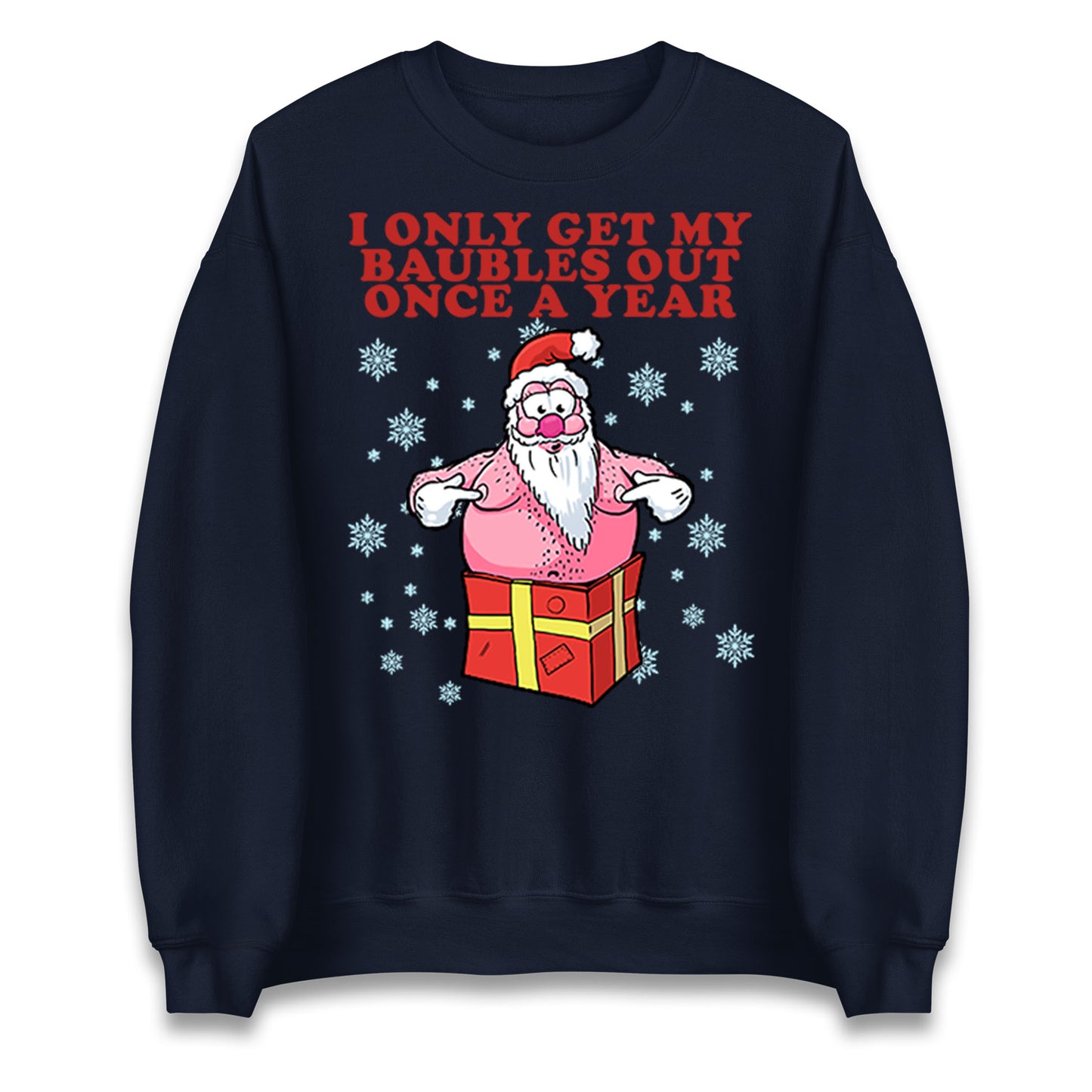 Fat Santa Christmas Funny Sweatshirt