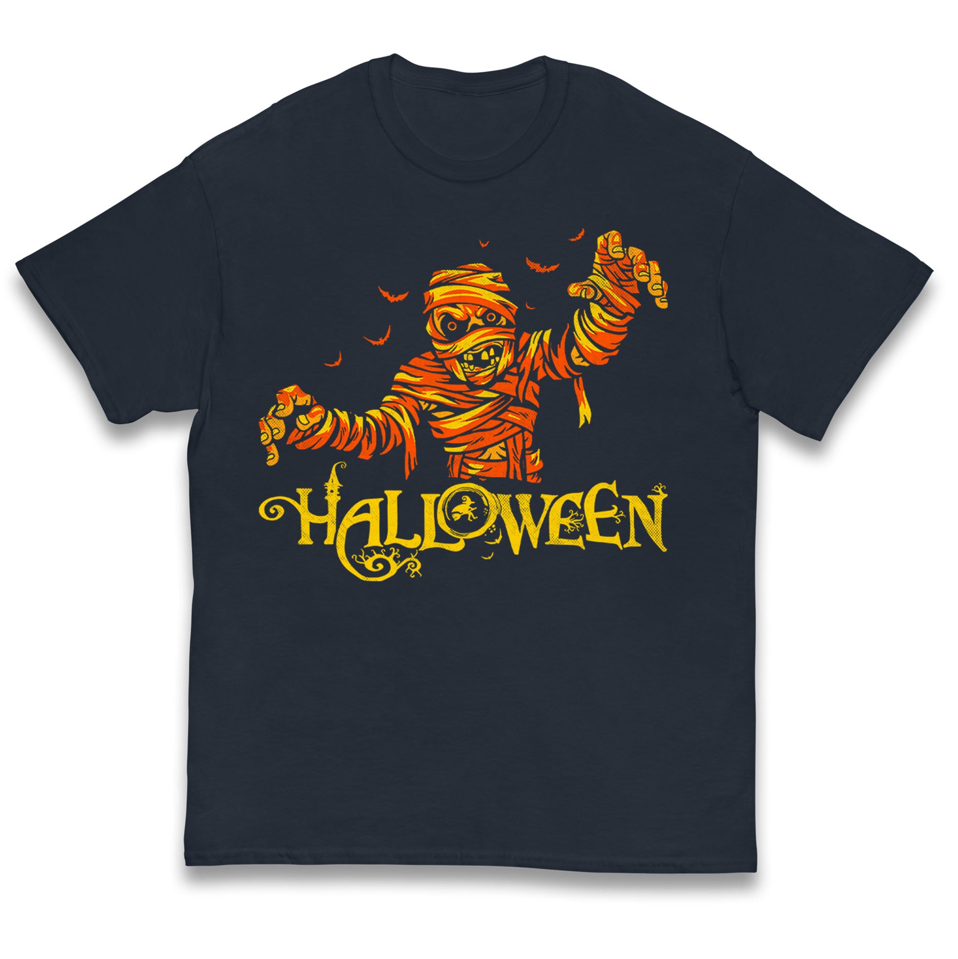 Scary Mummy Halloween T Shirt
