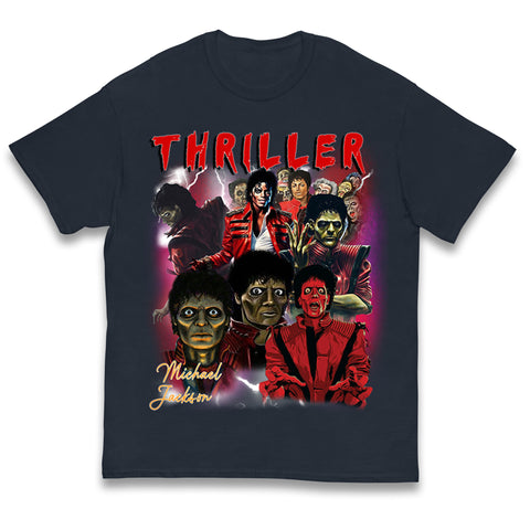 Michael Jackson Thriller Halloween Bootleg Kids T Shirt