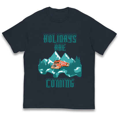 Christmas Holidays Are Coming Kids T Shirt