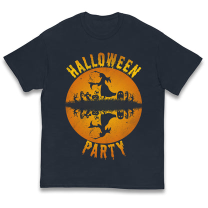 Scary Witch Halloween Party T Shirt
