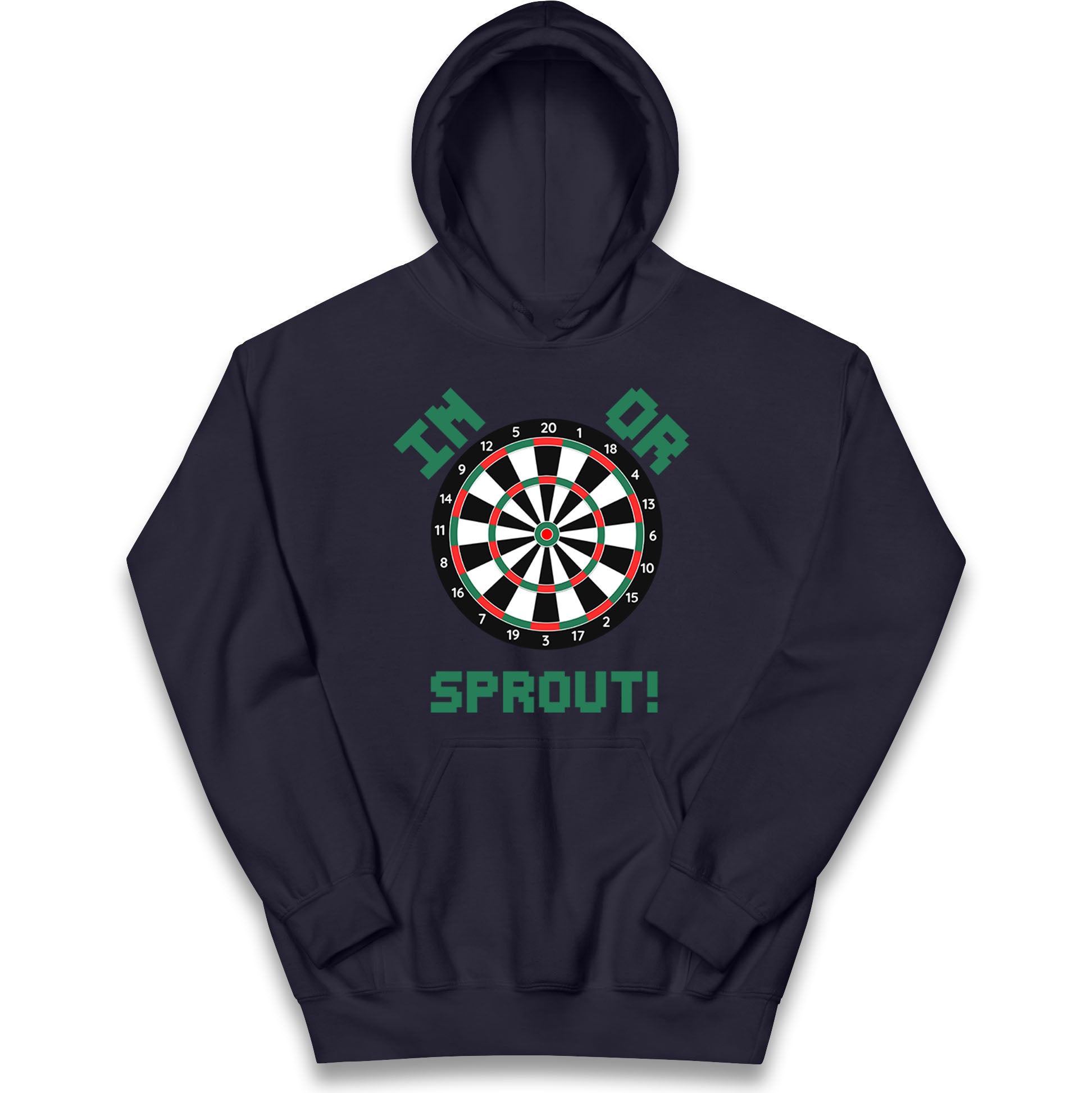 dartboard christmas hoodie