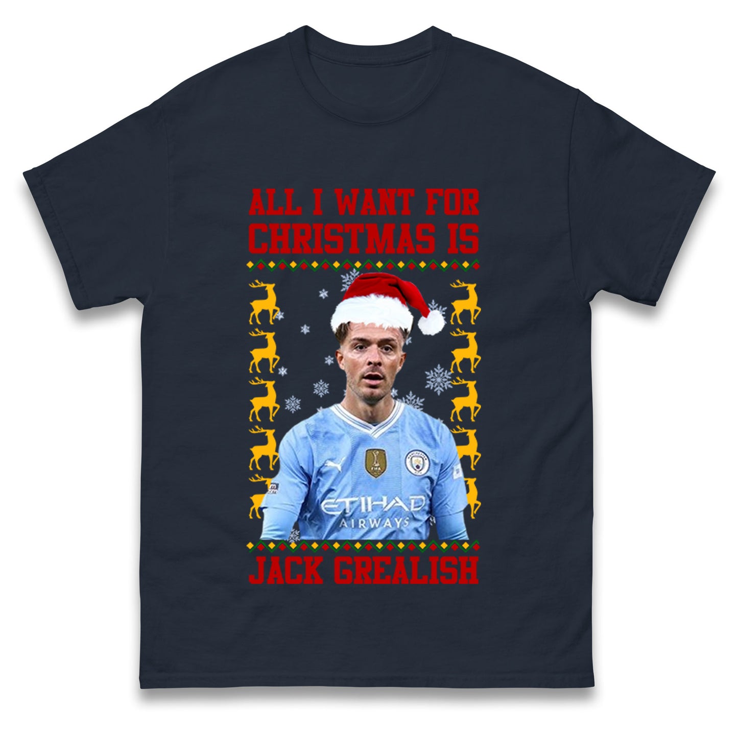 Jack Grealish Christmas T Shirts