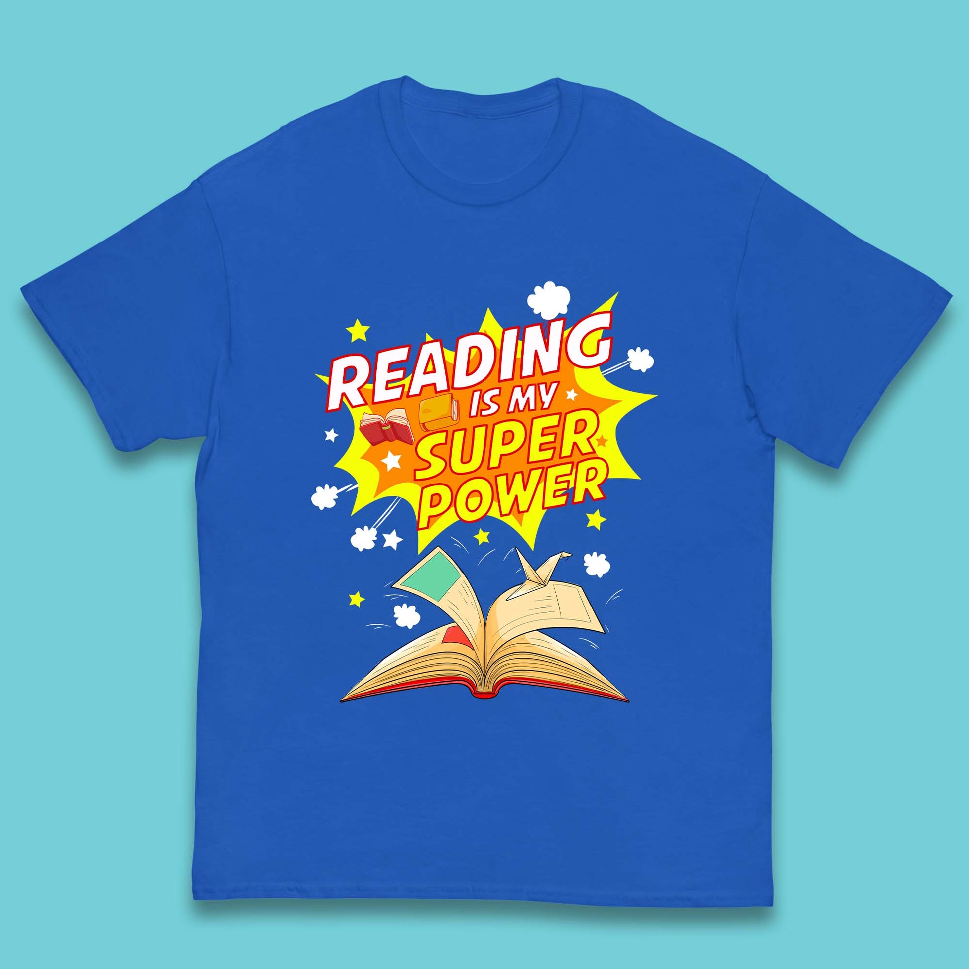 Reading Is My Super Power Kids T-Shirt