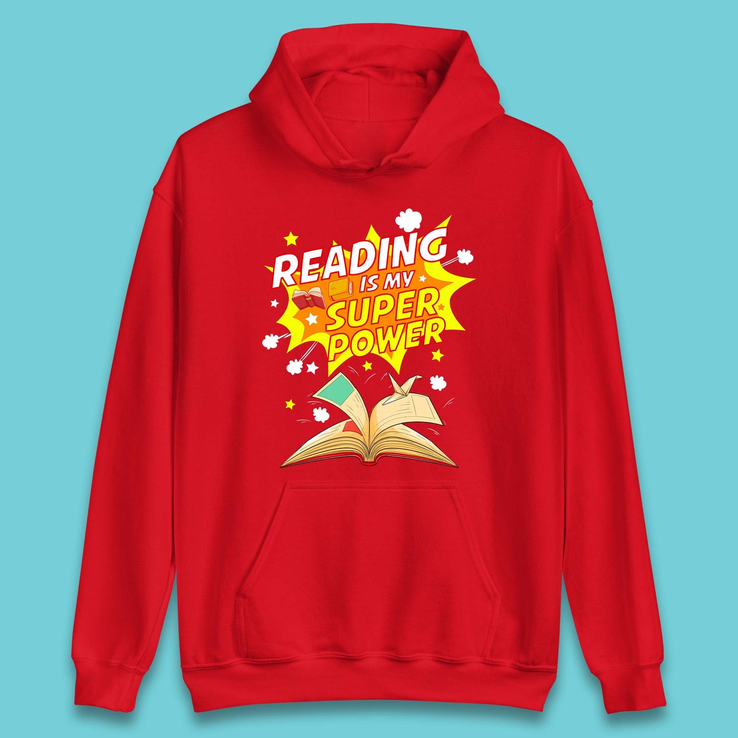 Reading Is My Super Power Unisex Hoodie