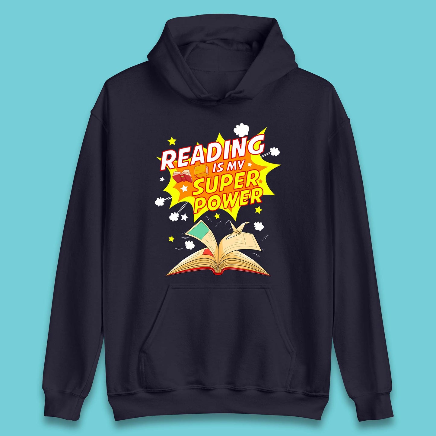 Reading Is My Super Power Unisex Hoodie