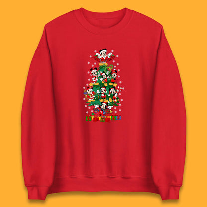 mickey mouse christmas tree sweater