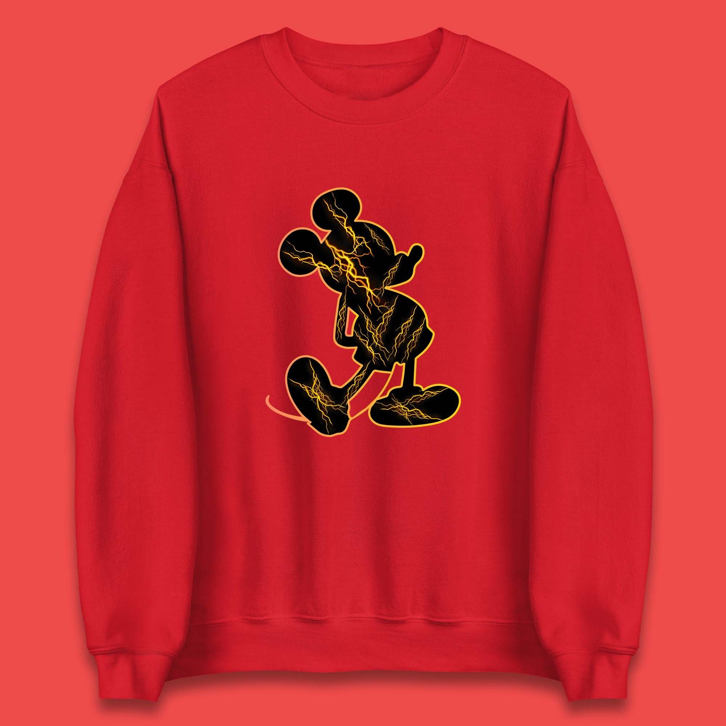 Disney Classic Mickey Mouse Pose Disney Retro Cartoon Character Disneyland Holiday Vacation Unisex Sweatshirt