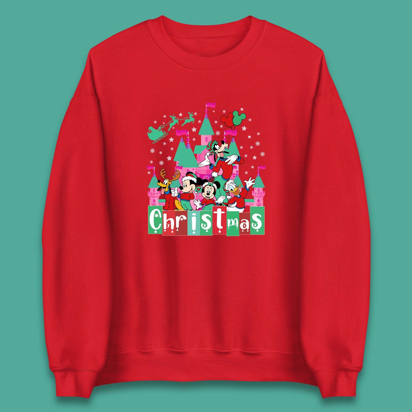 christmas disneyland sweatshirt