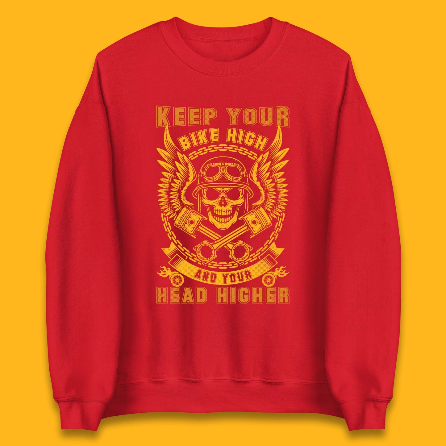 Keep Your Bike High Unisex Sweatshirt