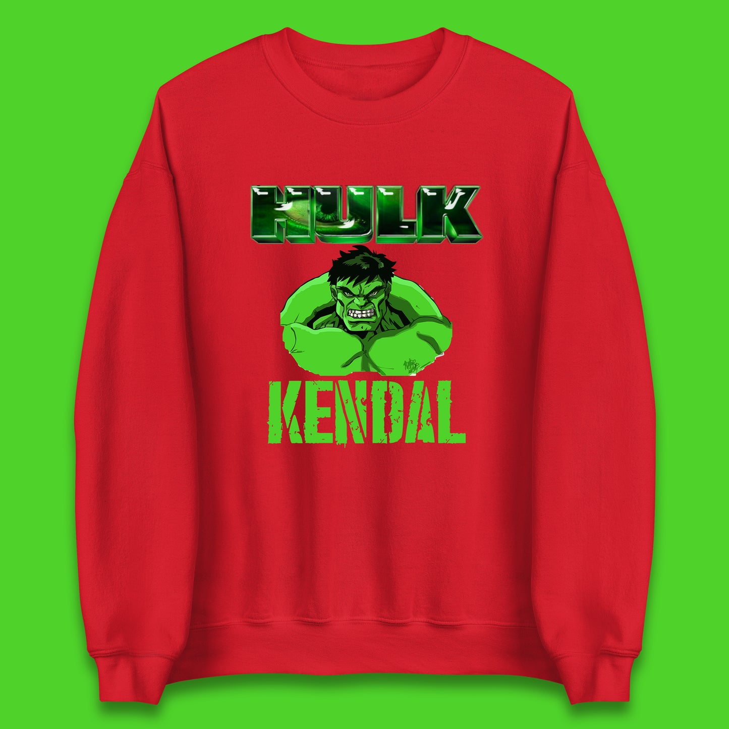 Personalised Incredible Hulk Jumper