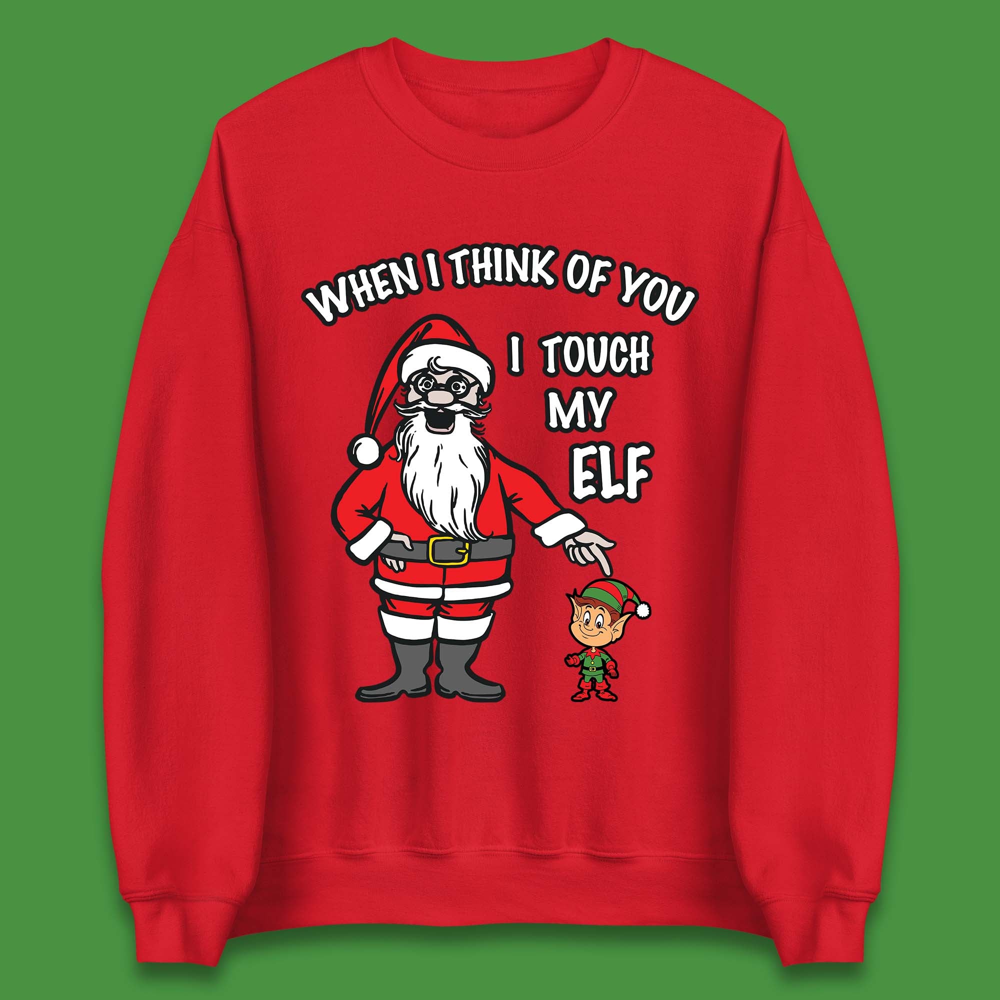 Cheeky Rude Funny Christmas Unisex Sweatshirt – Spoofytees