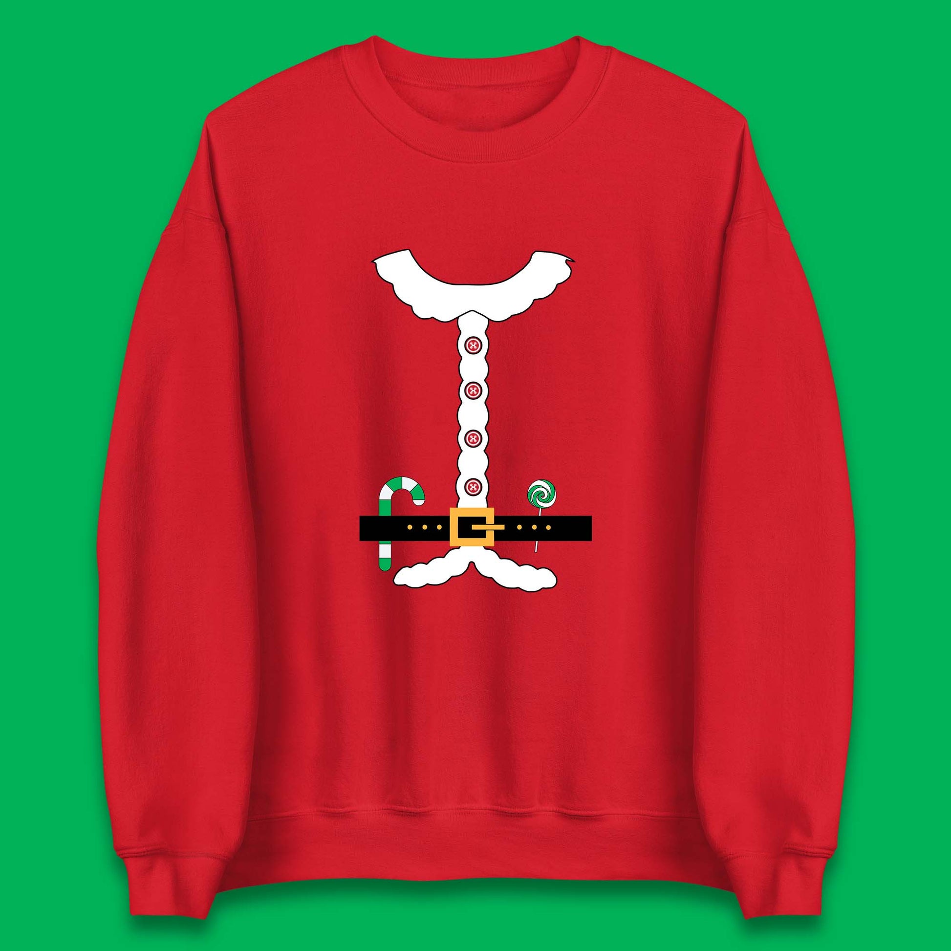 santa claus costume sweatshirt