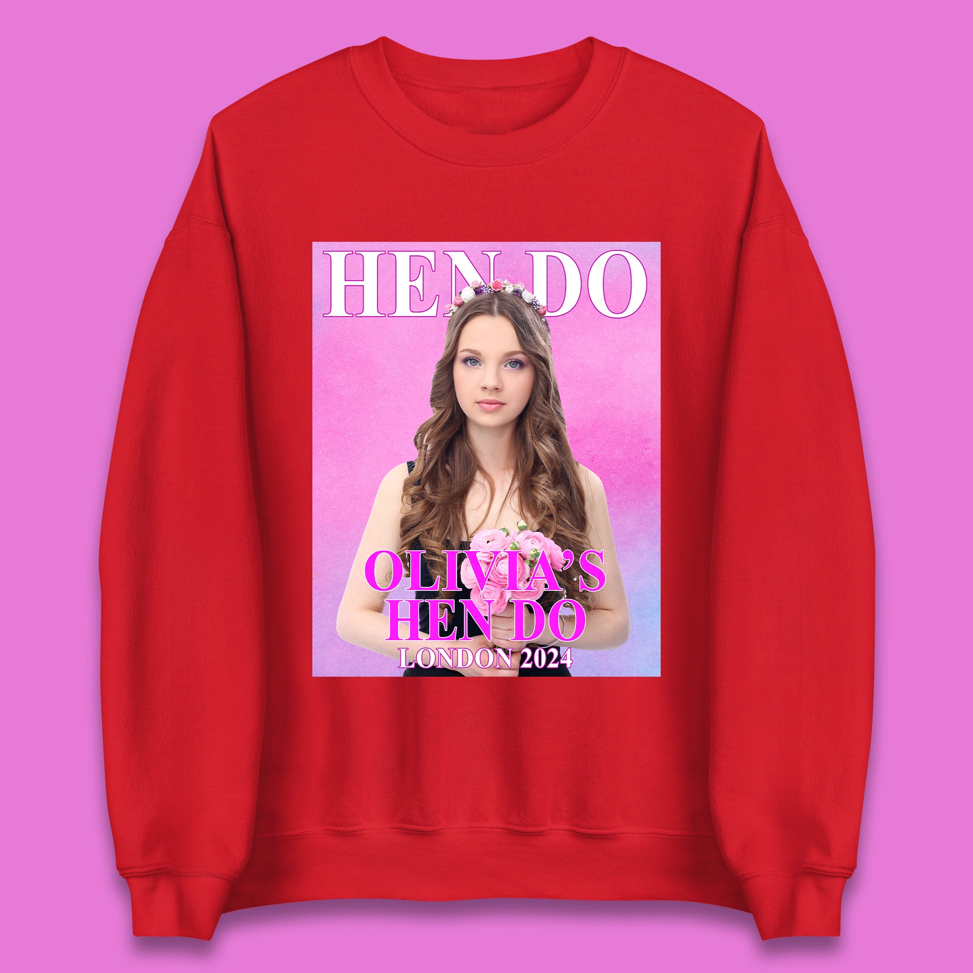 Custom Hen Party Unisex Sweatshirt 