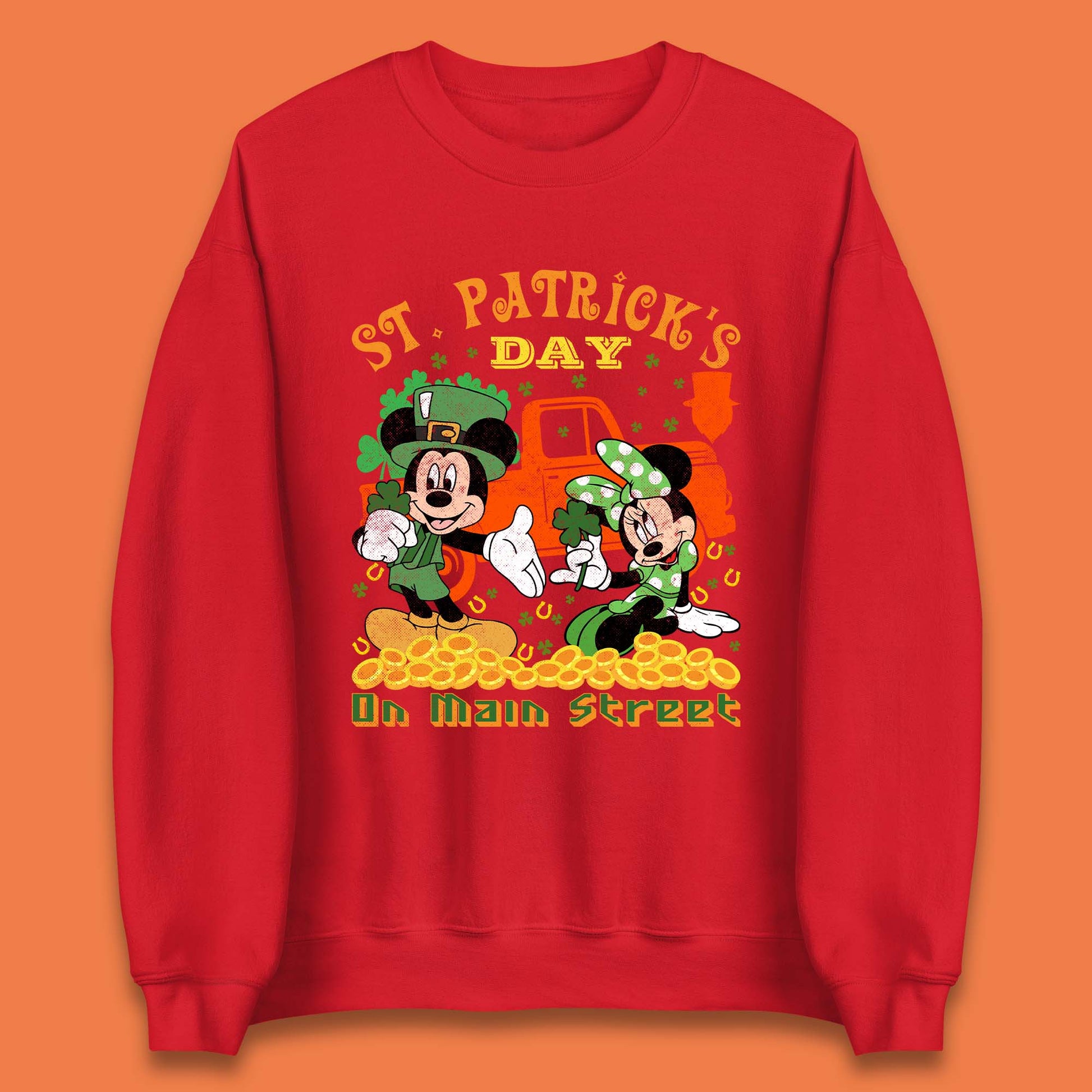 Adults Mickey Mouse St Patrick's Day Sweatshirt