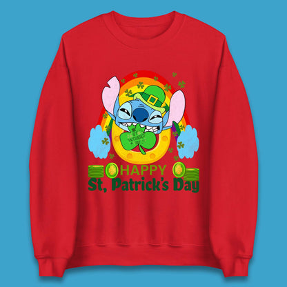 St. Patrick's Day Stitch Unisex Sweatshirt