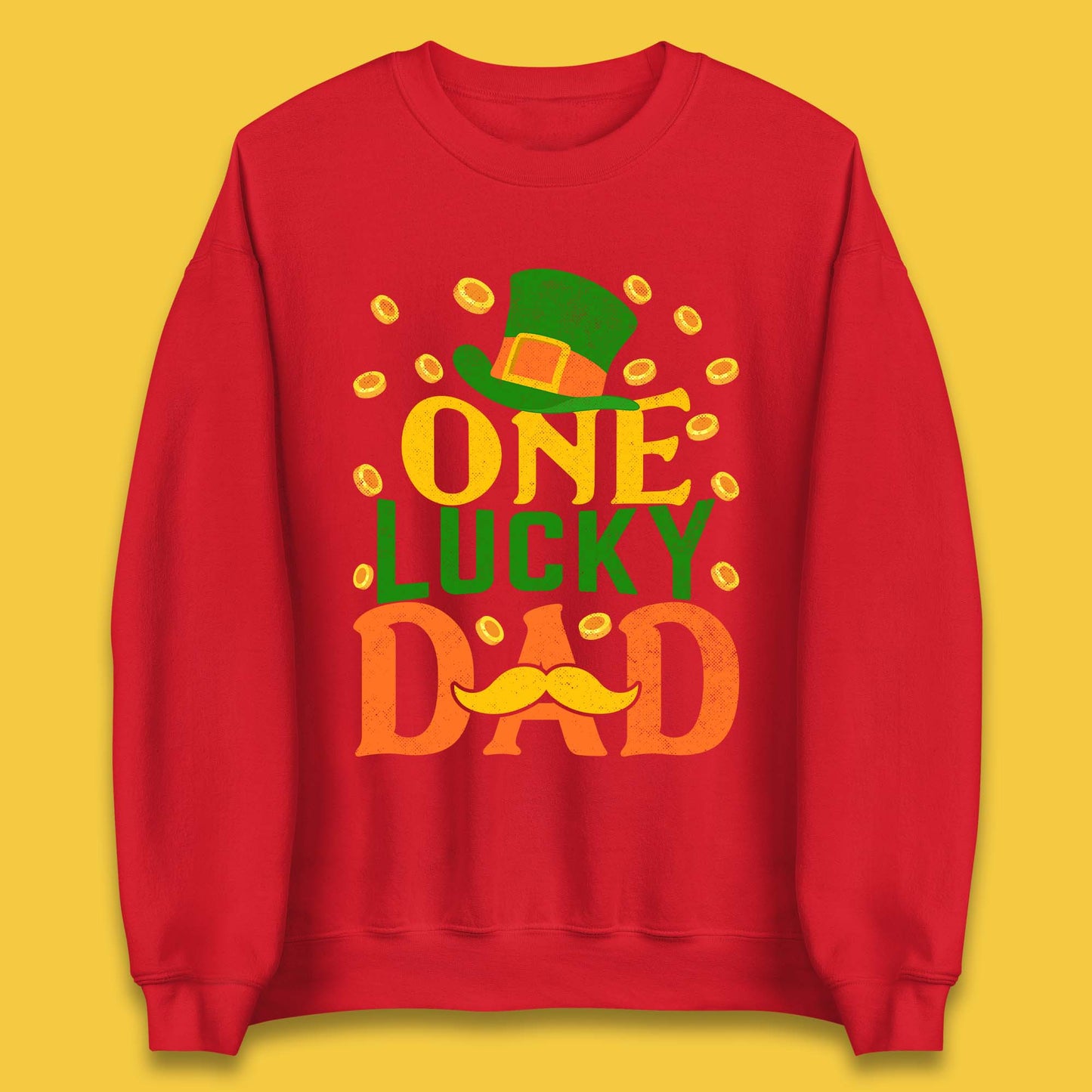 One Lucky Dad Patrick's Day Unisex Sweatshirt