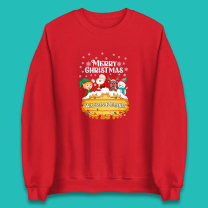 watson family christmas sweatshirt