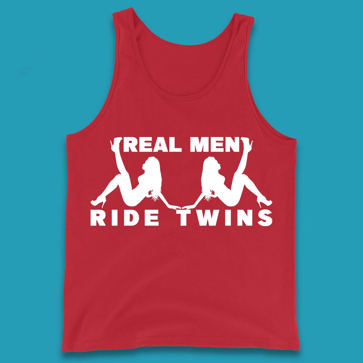 Real Men Ride Twins Tank Top