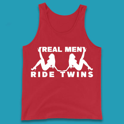 Real Men Ride Twins Tank Top