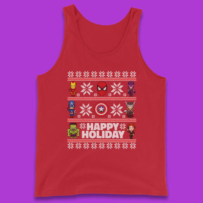 Avengers Superheroes Christmas Tank Top