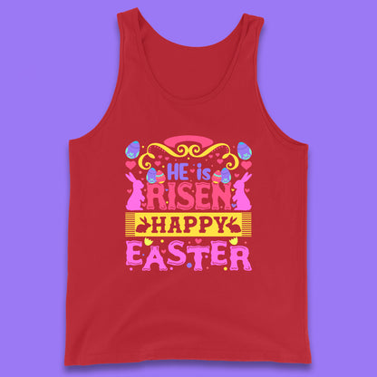 He Is Risen Happy Easter Tank Top