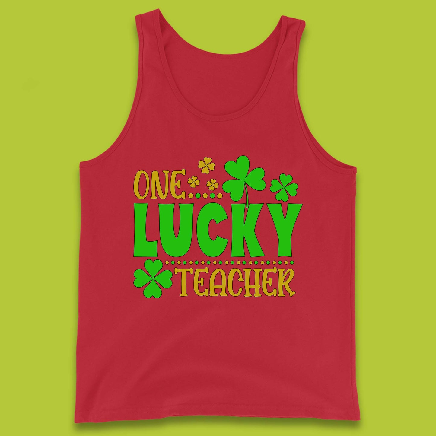 One Lucky Teacher Tank Top