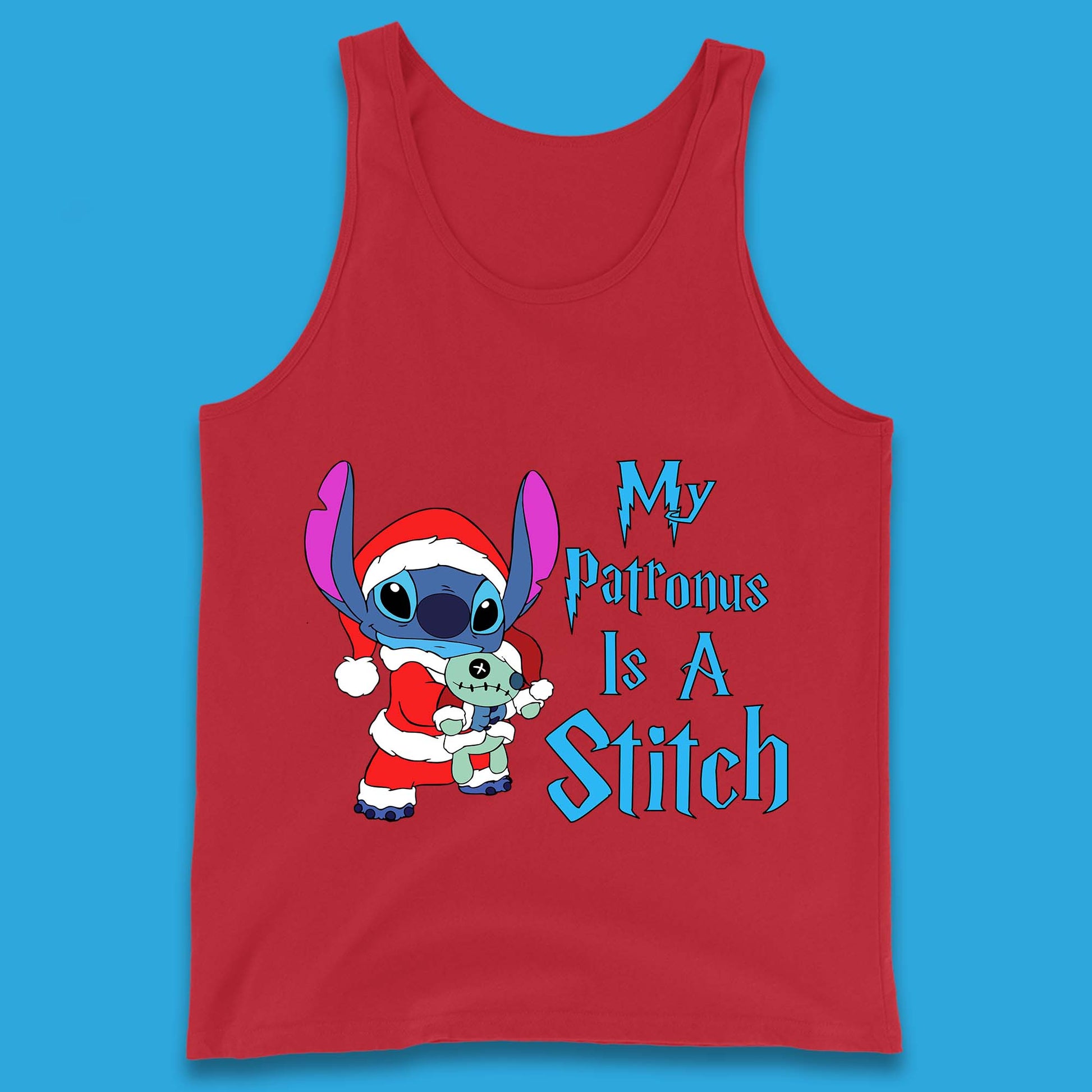 stitch christmas tank top