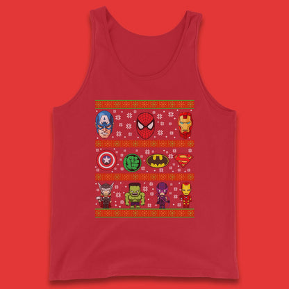 Avengers Superhero Christmas Tank Top