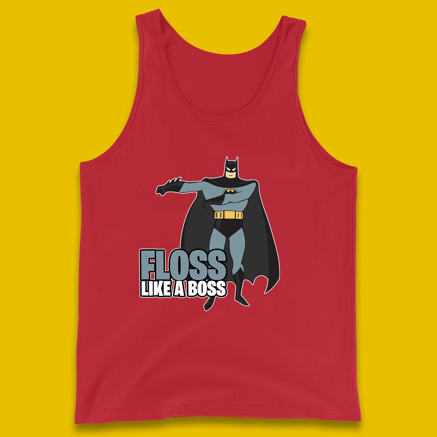 Batman Floss Like A Boss DC Comics Action Adventure Superheros Movie Character Tank Top