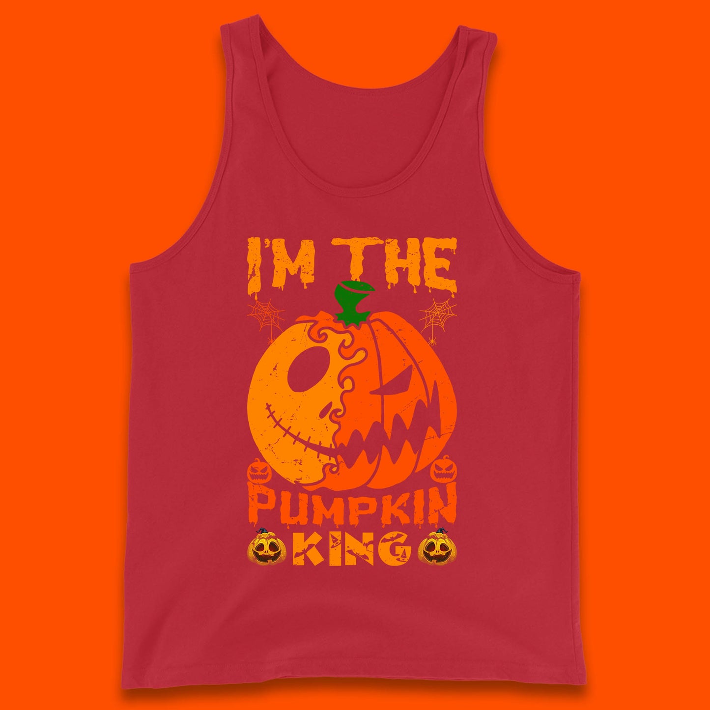 jack skellington pumpkin tank top